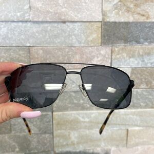 TED BAKER TBM037 Metal Square Aviator Sunglasses